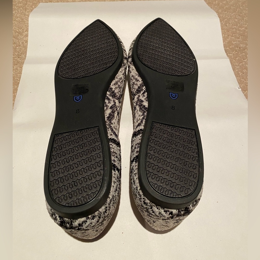 NIB Rothy’s Flats The Point Python Sz 8 - Picture 3 of 6